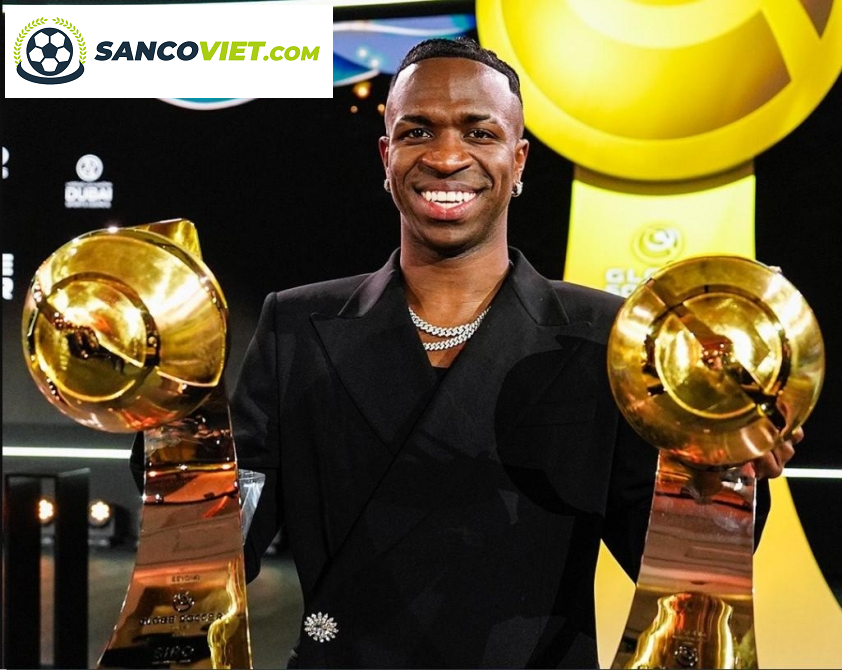 Vinicius Jr Vượt Qua Rodri để Chiến Thắng Giải Quả Bóng Vàng Dubai Năm 2024