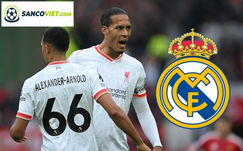 Real Madrid muốn chiêu mộ Trent, chứ không phải hậu vệ người Hà Lan.