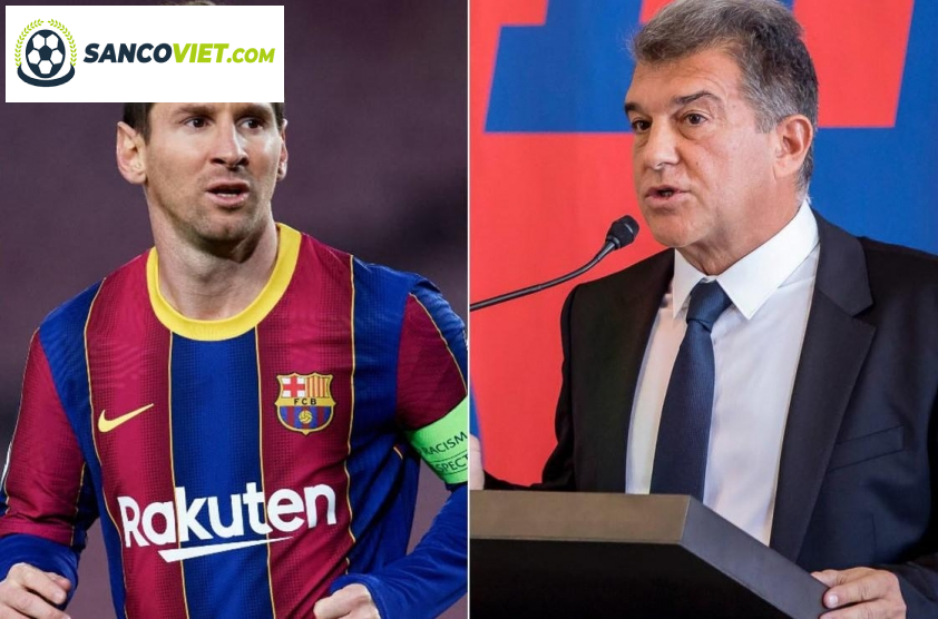 Việc để Messi ra đi vào năm 2022 được đánh giá là một sai lầm của Laporta.