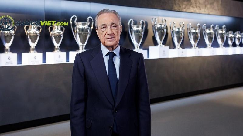 Florentino Perez tái đắc cử Chủ tịch Real Madrid