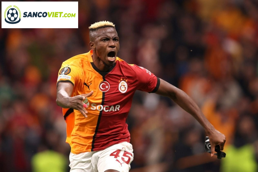 Osimhen tỏa sáng trong màu áo Galatasaray.