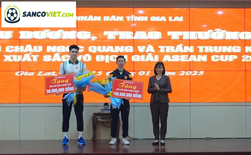 “Khai Thác: Hai Tuyển Thủ Việt Nam Nhận Thưởng Nóng Vì Thành Tích Xuất Sắc tại AFF Cup 2024”