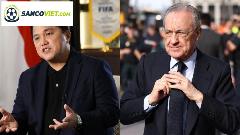 Chủ tịch PSSI Thohir được ví giống như Chủ tịch Real Madrid - Florentino Perez.