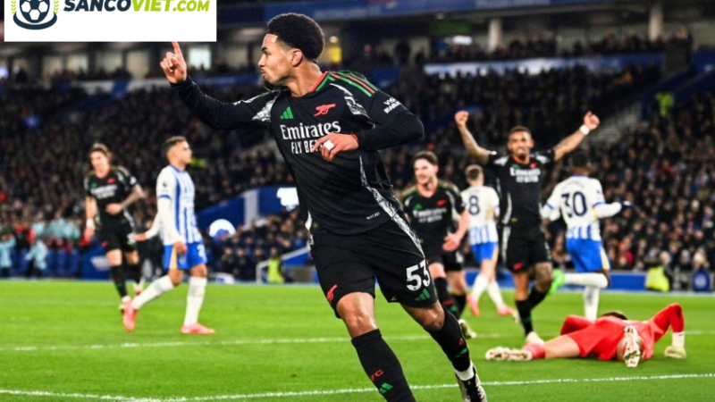 Arsenal Đánh Rơi Chiến Thắng Trước Brighton Trong Trận Cầu Nghẹt Thở