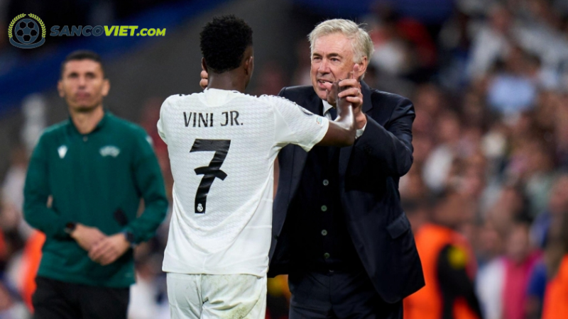 Ancelotti Bình Luận Về Việc Vinicius Có Tiếp Tục Gắn Bó Với Real Madrid Hay Không