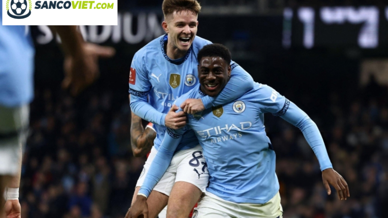 Man City Ghi 8 Bàn Thắng Ấn Tượng, Tiến Bước Vững Chắc Trong FA Cup