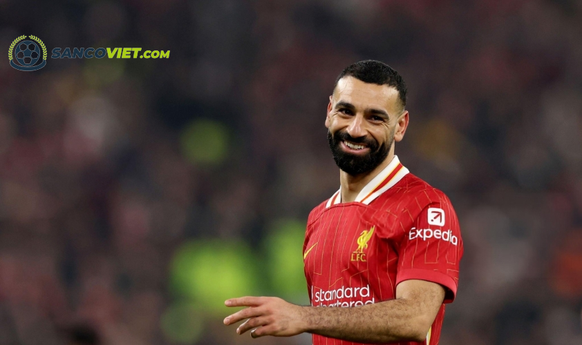 Salah thể hiện phong độ cùng Liverpool. Ảnh: Getty