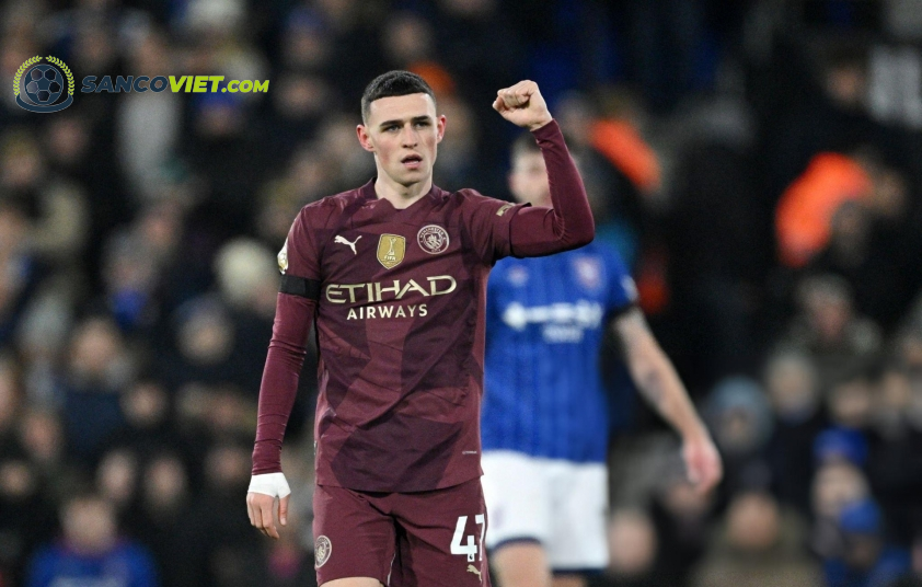 Haaland lập công, Man City hủy diệt Ipswich bằng một ‘set tennis’