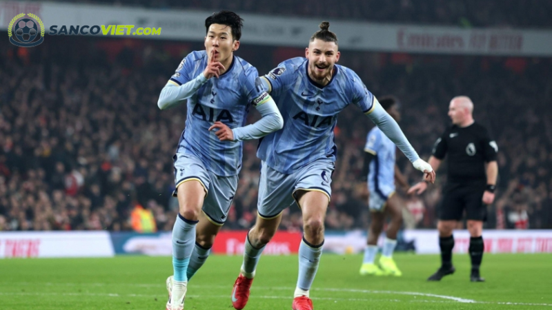 Hạ Tottenham, Arsenal trở lại top 2 Ngoại hạng Anh