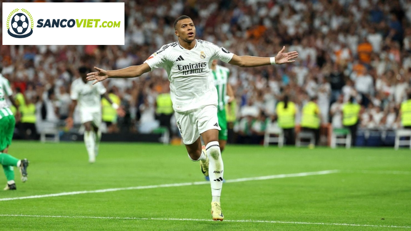 Mbappe có thông số ấn tượng trong mùa đầu tiên khoác áo Real Madrid. Ảnh: Getty