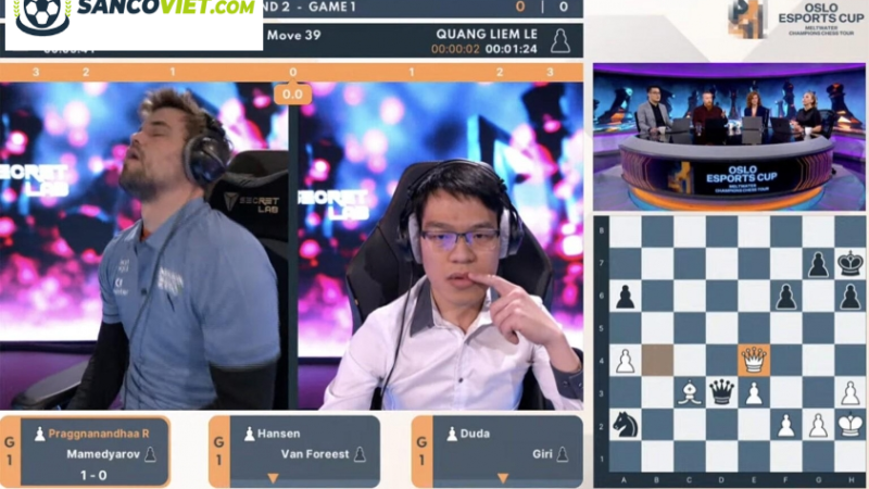 Lê Quang Liêm Thắng Magnus Carlsen và Nhà Vô Địch Cờ Vua Thế Giới Trong Ba Ngày Liên Tiếp