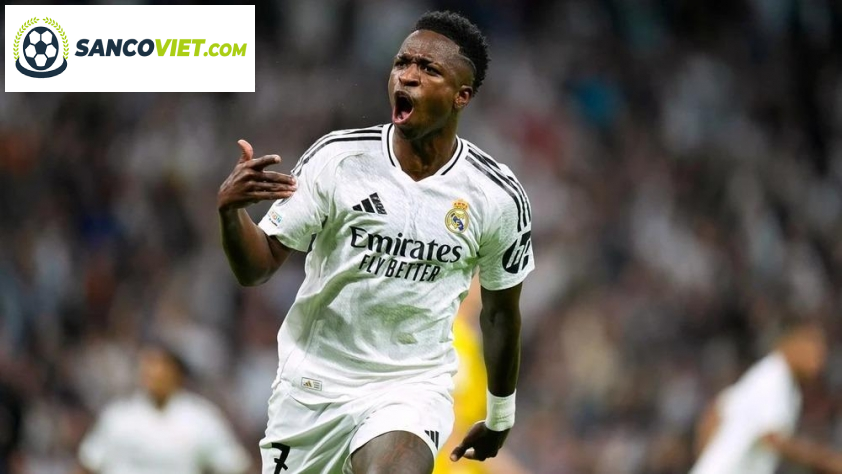 Vinicius cam kết tương lai với Real Madrid (Ảnh: Getty).