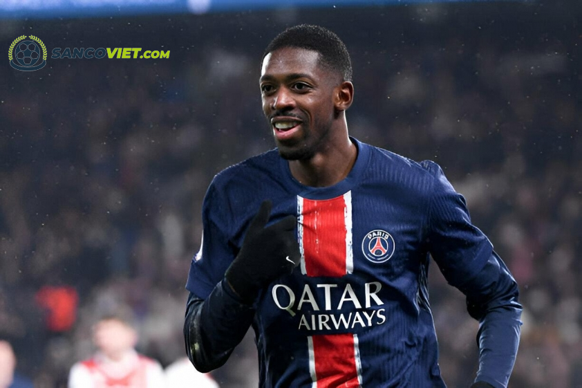 Không Cần Mbappe, Dembele Tỏa Sáng Rực Rỡ Trong Màu Áo PSG!